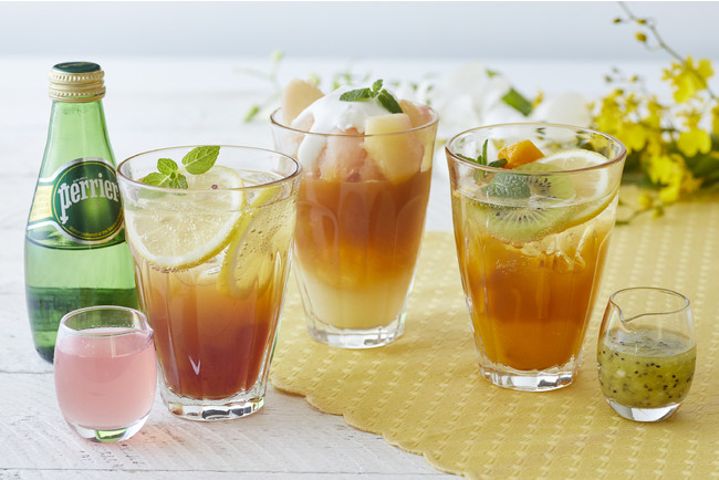 画像: 「アフタヌーンティー」白桃・キウイ＆マンゴー・レモンを使ったひんやりさわやかアレンジティー