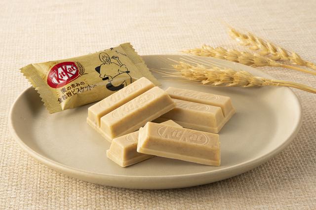 画像3: 【試食レポ】キットカットから約10年ぶりの新シリーズが登場!麦の恵みの「キットカット ミニ 全粒粉ビスケットin」