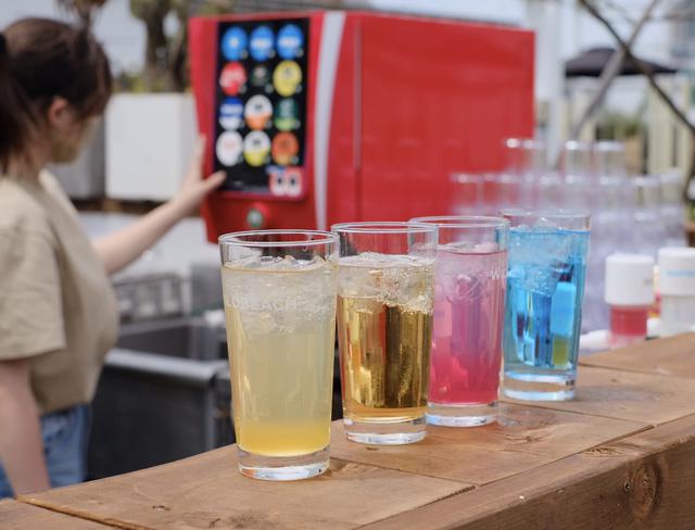 画像: 55種類のフリードリンクメニュー