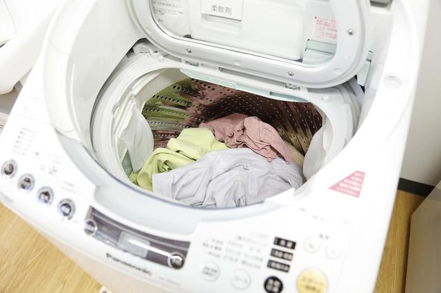 画像: (〇)洗濯機には余裕をもって