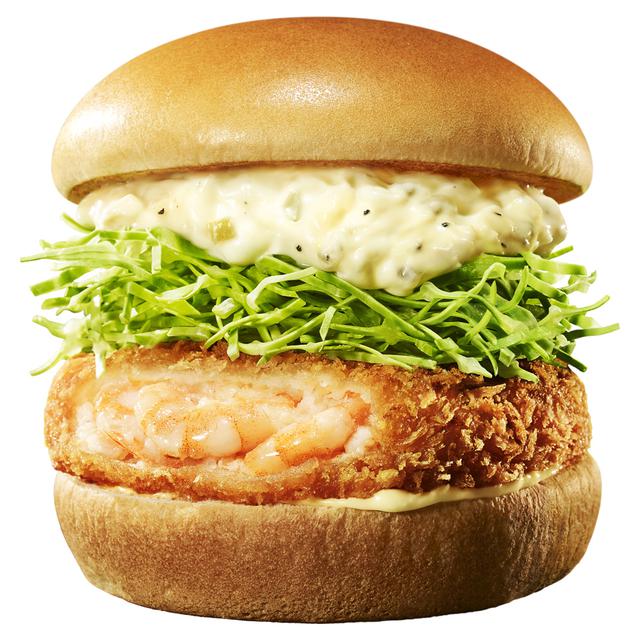 画像: 「海老カツバーガー」 ■販売価格:410円(税込) ■販売開始:2021年5月20日(木)〜 ※リニューアル/定番商品