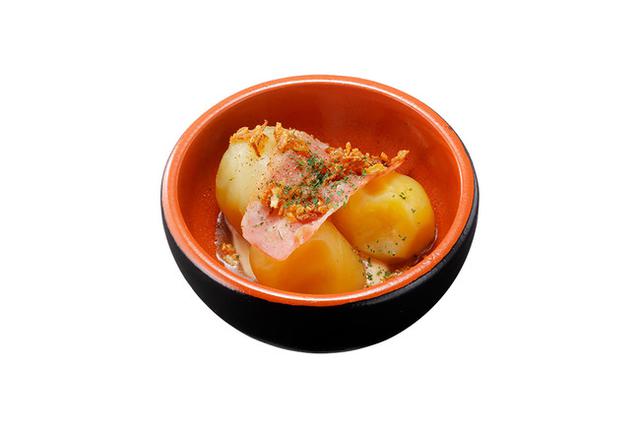 画像: ベーコンとまるごと北あかりのミニサラダ
