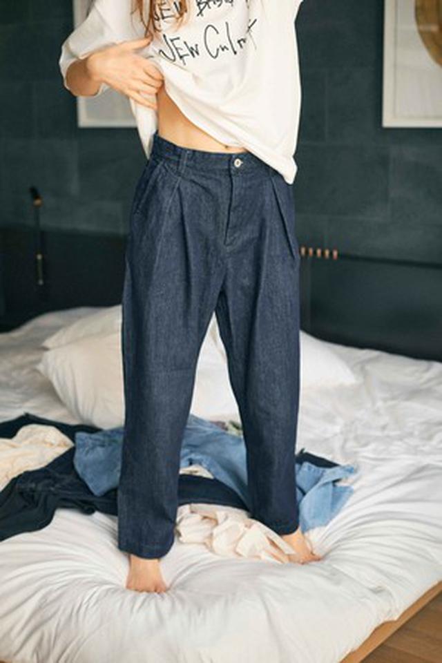 画像4: “着た人が楽しくなる”をテーマにシルエットにこだわったデニムとメッセージロゴTシャツの4型を発売