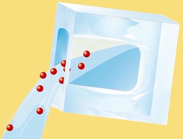画像: 不純物を除いた氷を使用