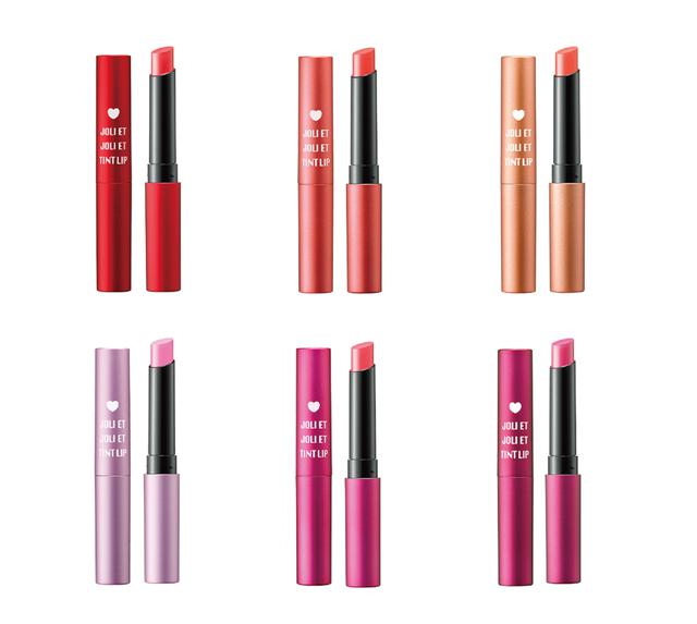 画像: 〈上段左より〉RED,PEACH,CORAL 〈下段左より〉PINK,CHERRY,PLUM