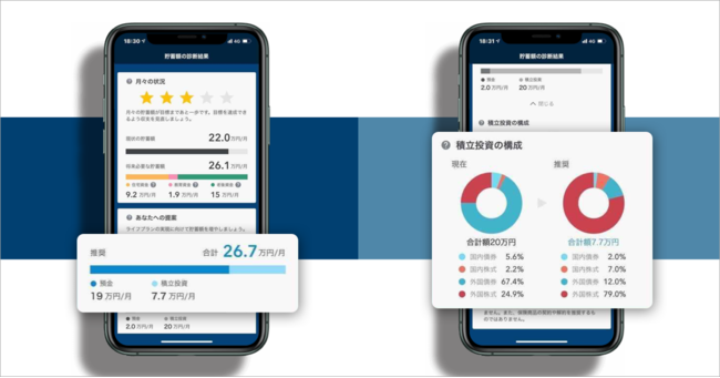 画像3: 野村の資産管理アプリ「OneStock(ワンストック)」に新機能「月々の貯蓄額を考える」提供スタート