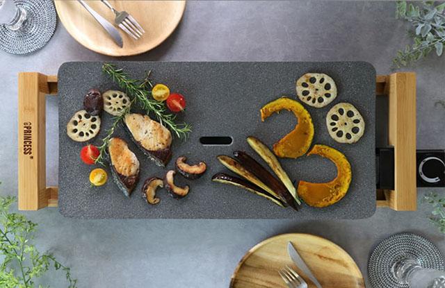 画像: Table GrillStone Gray(テーブルグリルストーングレイ) princess-jp.com