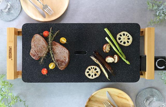 画像: Table GrillStone Black(テーブルグリルストーンブラック) princess-jp.com