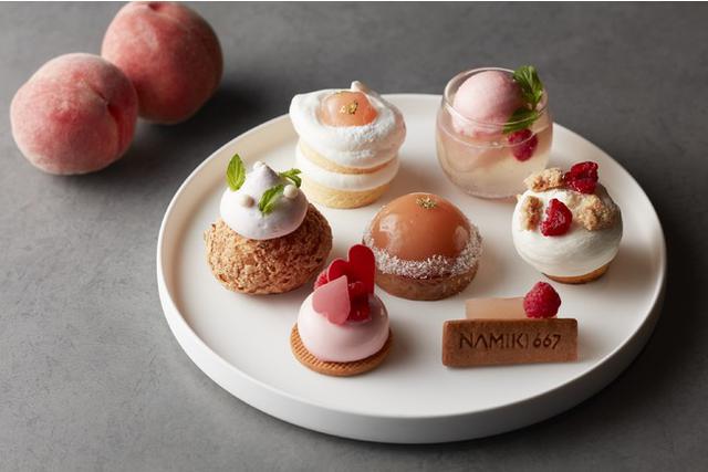 画像: Peach Cake Set
