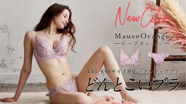 画像1: “大きな器”であなたを包みこむ!?グラマーバストのお悩みを解消するフルカップブラ「どんとこいブラ」にシックな新色が登場