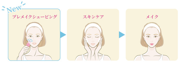 画像: シックが推奨する顔そり新習慣“プレメイクシェービング”