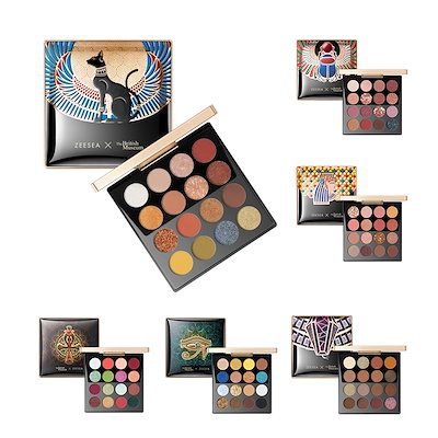 画像: [Qoo10] ZEESEA : エジプトシリーズ 16色アイシャドウパレ... : ポイントメイク