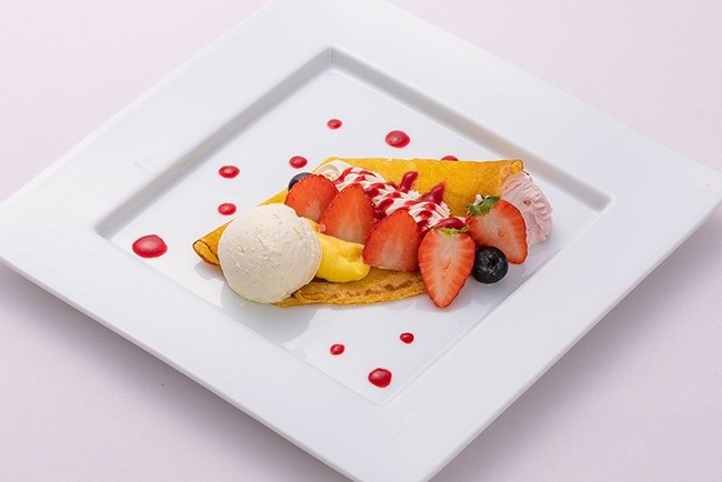 画像: 「ストロベリークレープ」¥1,815