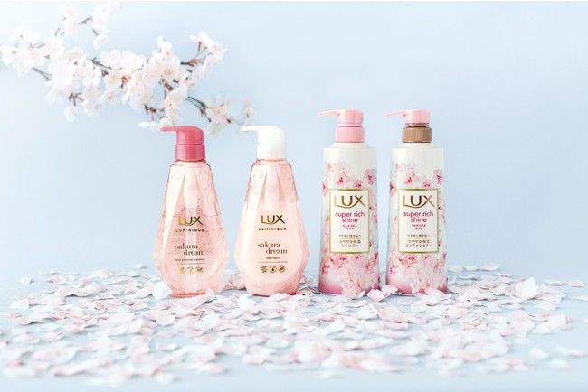 画像: (左から) ラックス ルミニーク サクラドリーム ポンプペア /オープン価格 ラックス スーパーリッチシャイン サクラ ポンプペア /オープン価格