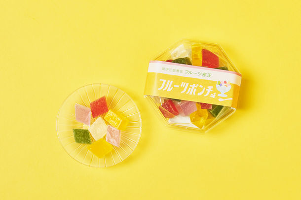 画像4: レトロで可愛い純喫茶風の琥珀糖「フルーツ寒天シリーズ」に夏限定「フルーツ寒天 ブルーハワイ味」が登場!