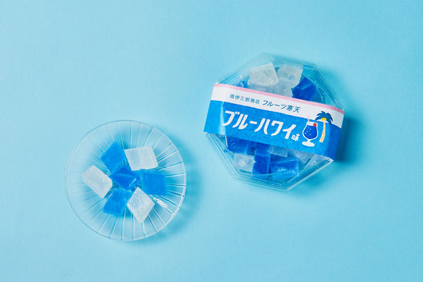 画像3: レトロで可愛い純喫茶風の琥珀糖「フルーツ寒天シリーズ」に夏限定「フルーツ寒天 ブルーハワイ味」が登場!