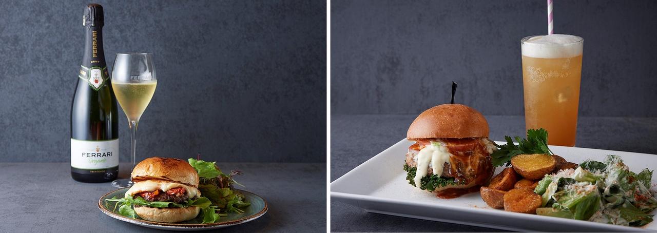 画像: （左から）オービカ モッツァレラバー、グランドフードホール