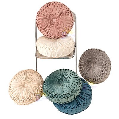 画像: [Qoo10] INS 韓国インテリア 円形 丸型クッシ : 家具・インテリア