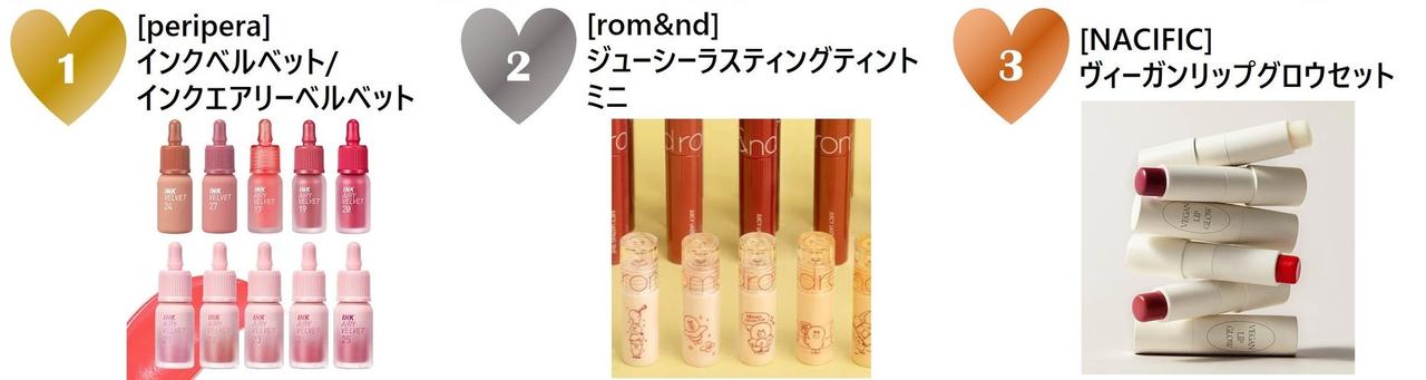 画像: 『リップ』 ランキング