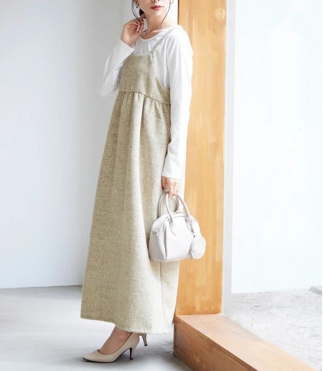 画像1: 個性が光る!素材別のおすすめキャミワンピース