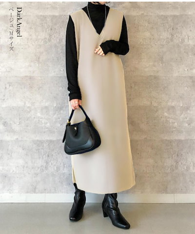 画像: Qoo10メガ割sale ロングワンピース 無地