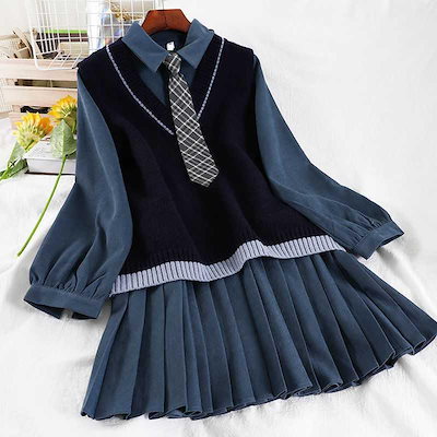 画像: [Qoo10] 制服3点セット スカートスーツ 女の子ス : レディース服