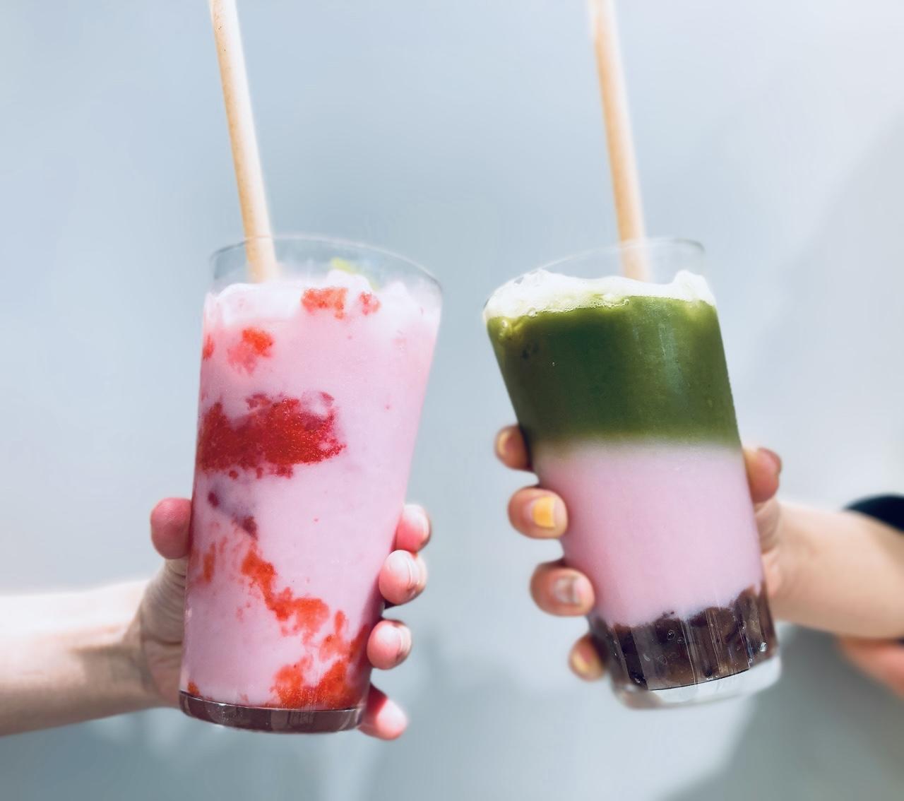 画像3: サラダ&ドリンクも春一色！