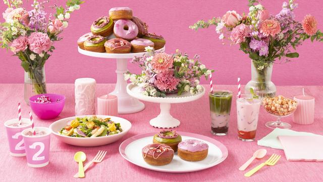 画像5: サラダ&ドリンクも春一色！