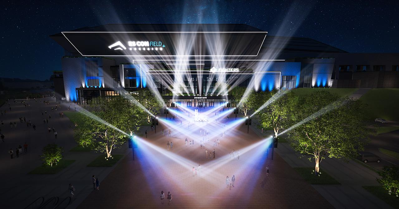 画像: 光と音のスペシャルライトショー | HOKKAIDO BALLPARK F VILLAGE | 北海道ボールパーク