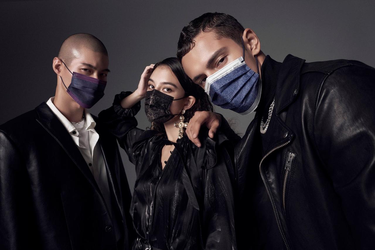 画像: カラーサージカルマスクの先駆けで、ファッショントレンドを牽引