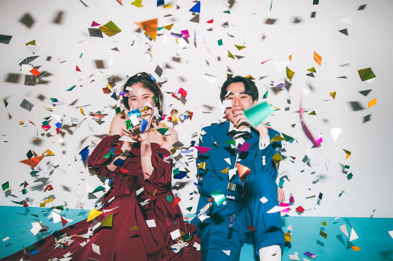 画像2: カラー×カラーでウェディングフォトをふたりらしく彩る新プランが登場！