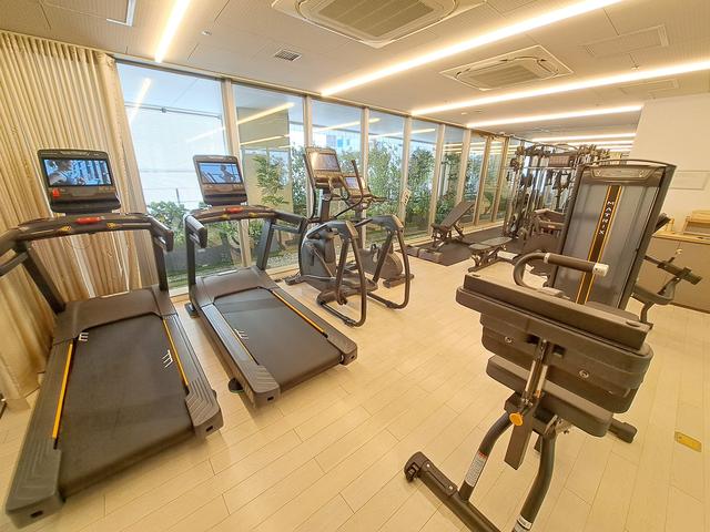 画像: 宿泊者専用のジム