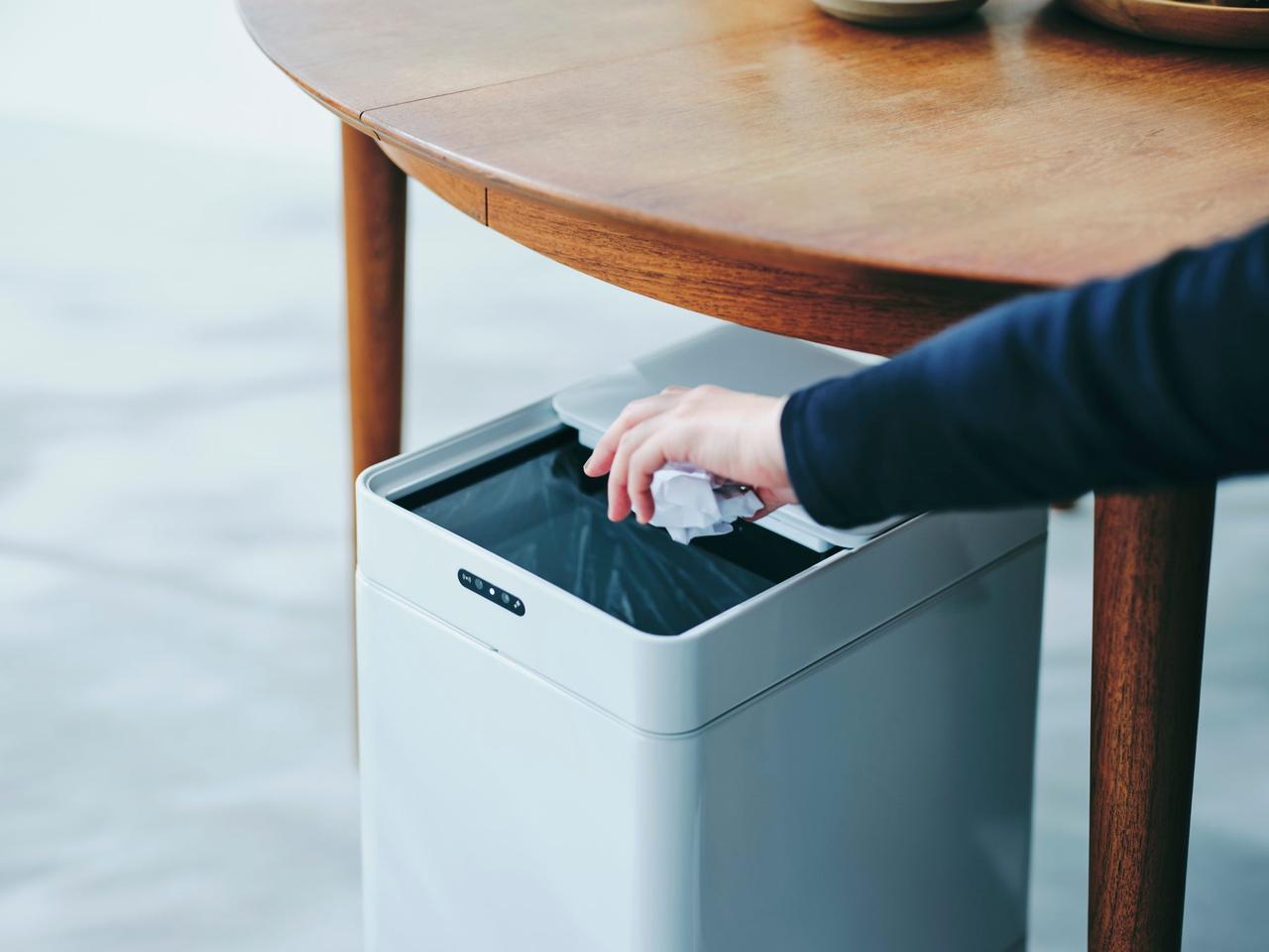 画像2: 触れず、臭わず、空間に溶け込むスマートダストボックス「Re・De Bin（リデビン）」