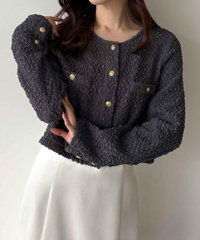 画像: ・ぽこぽこ金ボタントップス