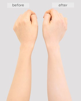 画像: 黄みよりの肌に使用した場合