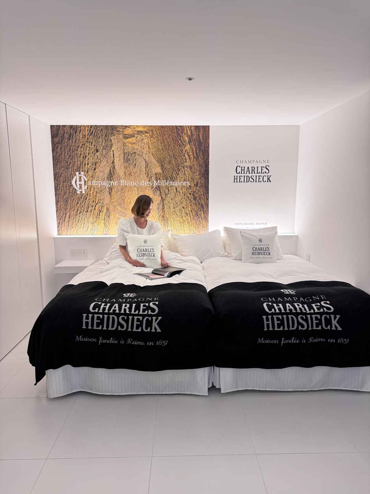 画像19: 真っ白に包まれる贅沢♡世界初のオフィシャル・シャンパン・ホテル【Cuvée J2 Hôtel Osaka by 温故知新】