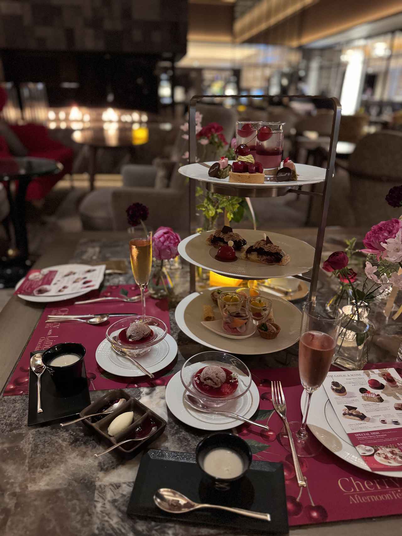 画像7: リンツと夢の共演♡ホテル インターコンチネンタル 東京ベイの「チェリーアフタヌーンティー」