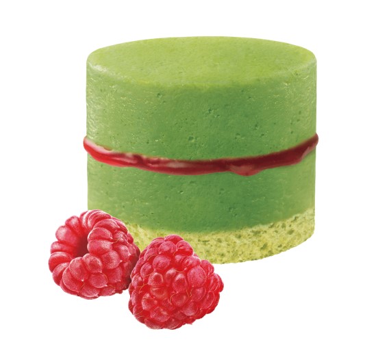 画像: ③淡(あわ)みどりウエハース」＆抹茶チョコレートコーティング