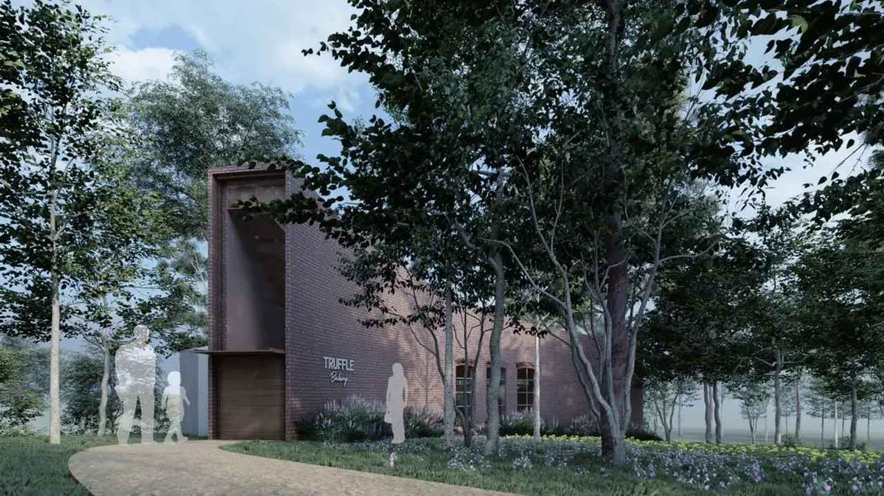 画像: TruffleBAKERY南八ヶ岳ベーカリーエリア外観