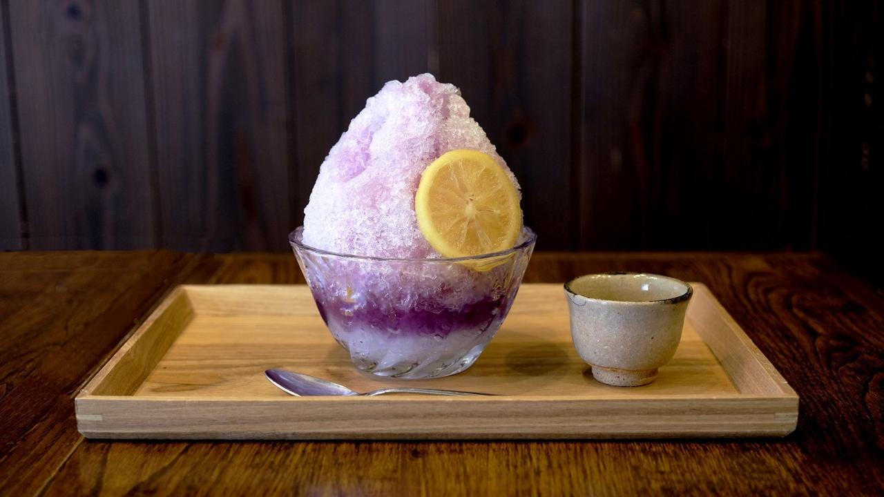 画像1: 鎌倉の紫陽花シーズン目前！ はちみつレモンのシロップをかけて色の変化を楽しむ「紫陽花レモン かき氷」「紫陽花レモン クリームかき氷」が登場