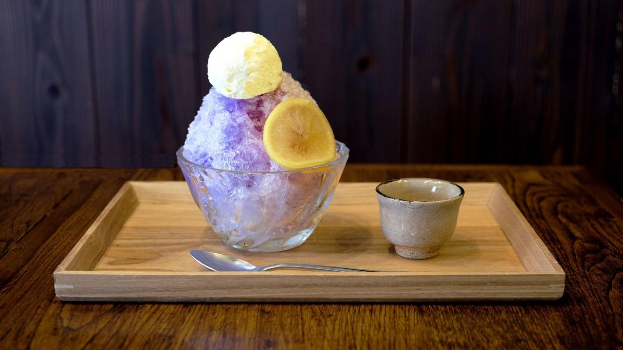 画像2: 鎌倉の紫陽花シーズン目前！ はちみつレモンのシロップをかけて色の変化を楽しむ「紫陽花レモン かき氷」「紫陽花レモン クリームかき氷」が登場