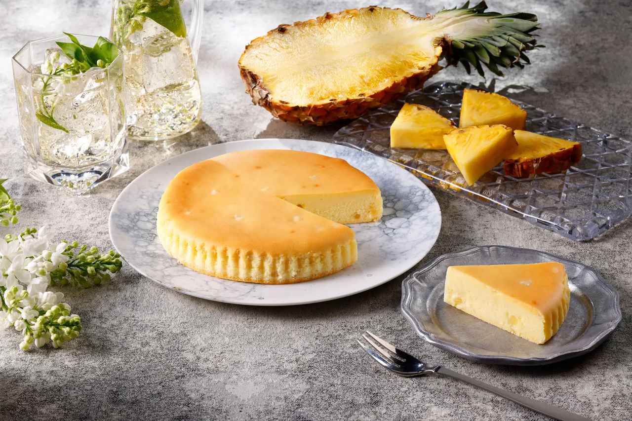 画像: パイナップル香る極上の夏体験♡チーズガーデン初のトロピカルフレーバー『御用邸パイナップルチーズケーキ』が登場！ - カワコレメディア