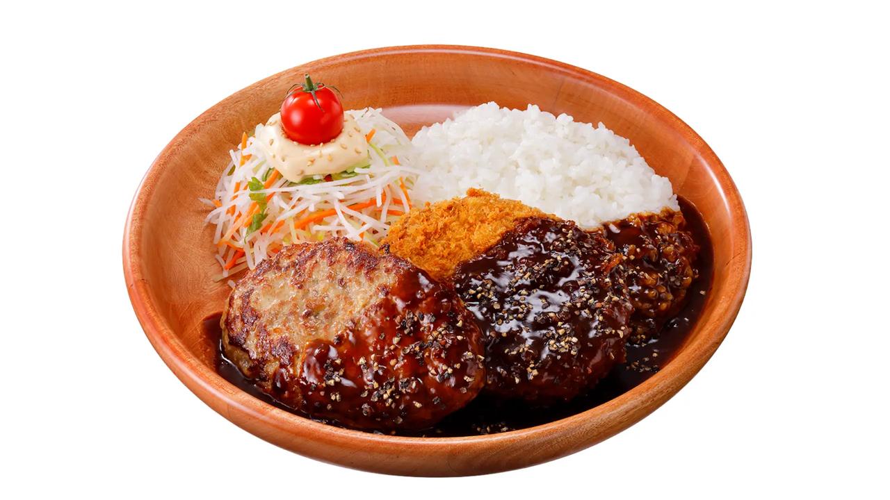 画像: メンチカツペッパーソース&ハンバーグディッシュ