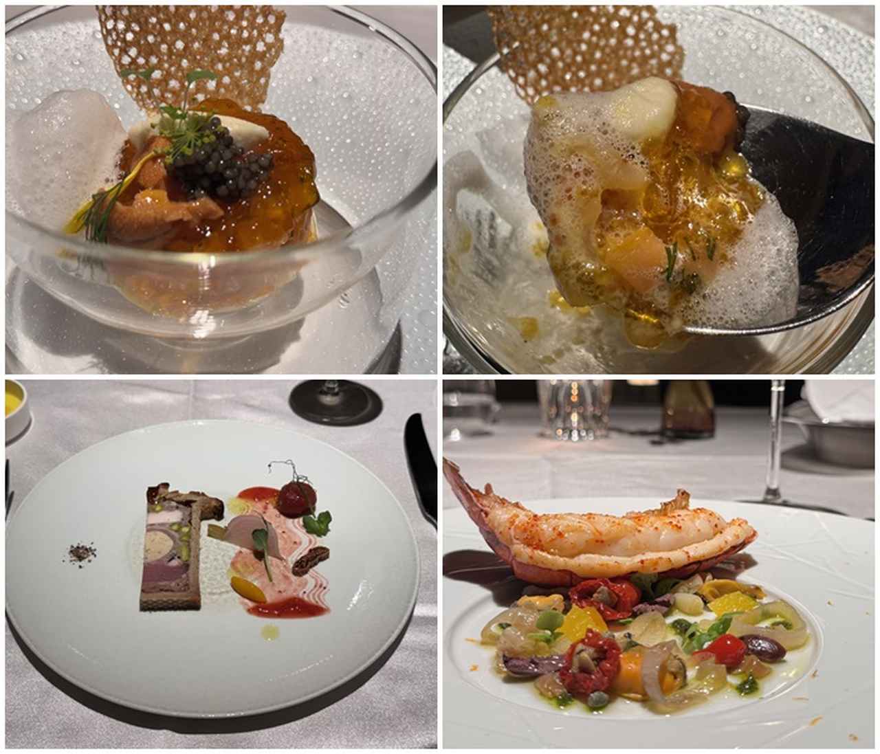画像: 地元の食材をふんだんに使ったフルコース
