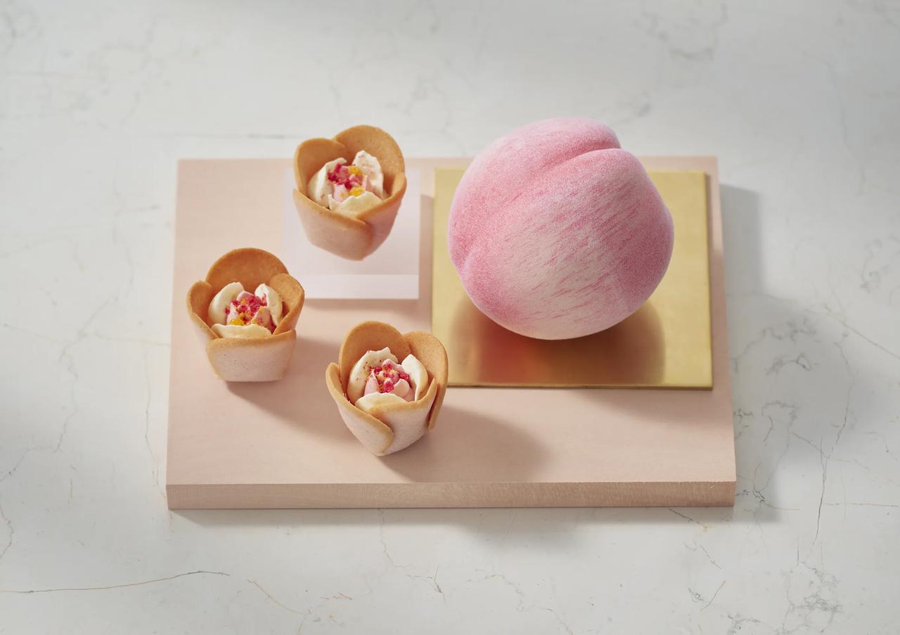 画像2: 甘くとろける白桃×濃厚チーズ！“桃のカプレーゼ”をイメージした贅沢な味わい