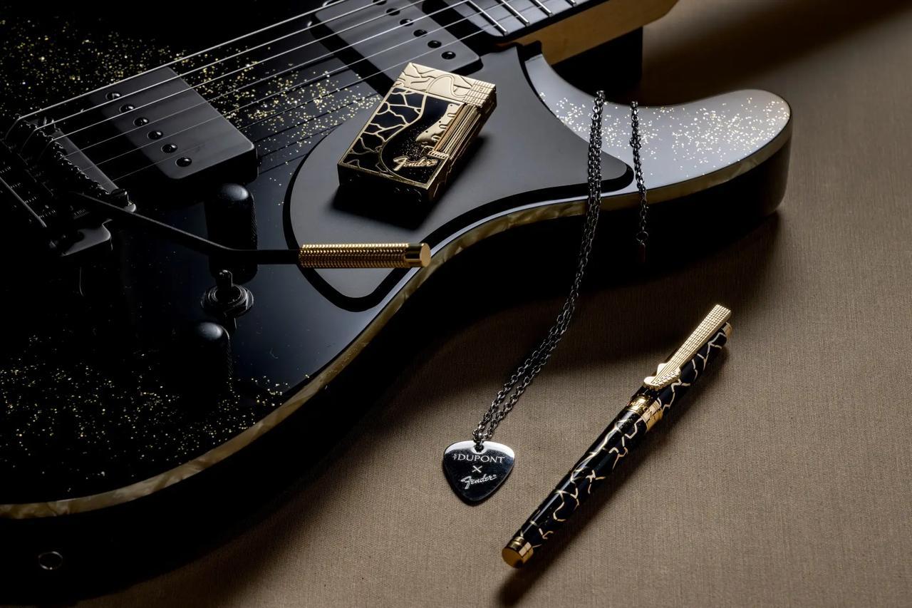 Shabon Dama ブラック フェンダー S.T. Dupont × Fender®︎ロックスピリットとクラフトマンシップが融合