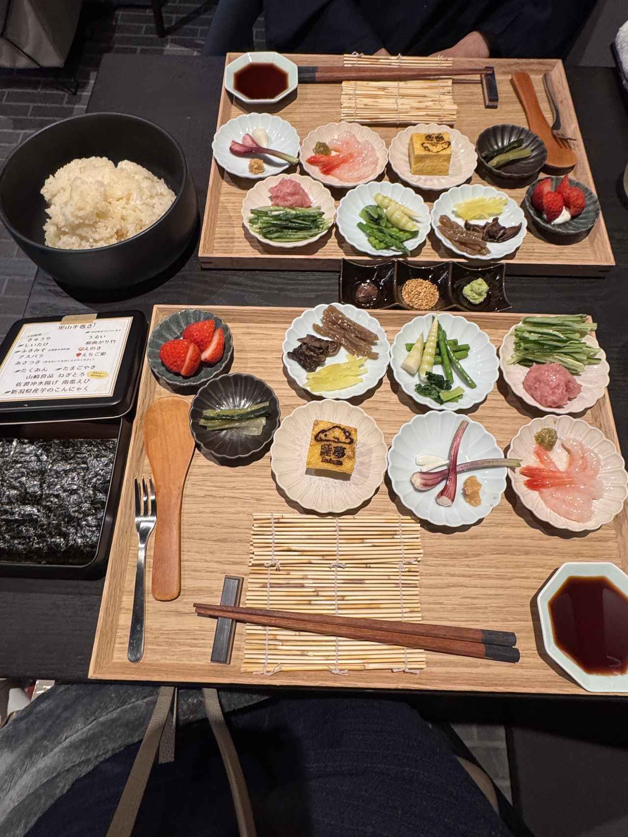 画像: 手巻き寿司ディナー