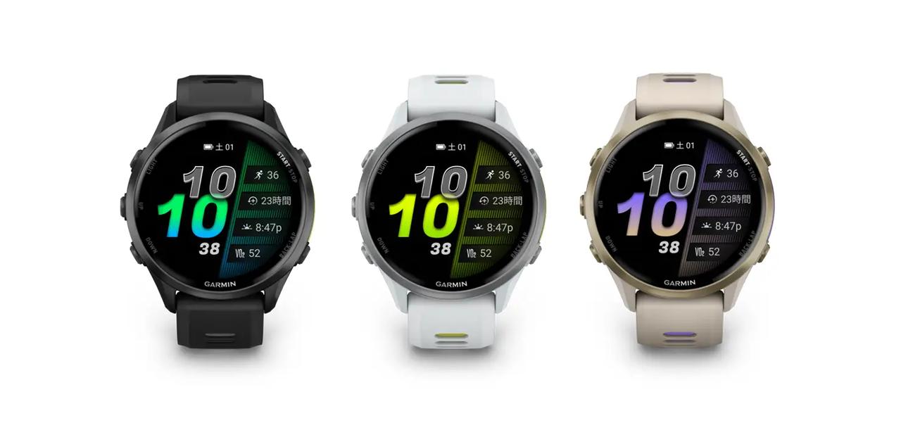 画像: ●Forerunner 970 カラー：Black（ブラック）、White/Amp Yellow（ホワイト/アンプイエロー）、French Grey/Indigo（フレンチグレイ/インディゴ） 価格：121,800円（税込）