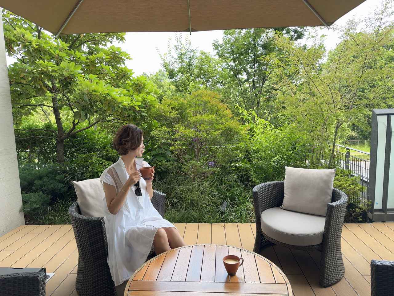 画像: 7時~22時 コーヒー・紅茶が楽しめます。