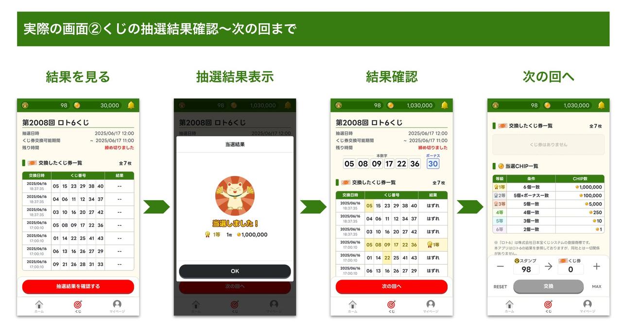 画像2: ロト6方式で夢の10万円相当を狙え！